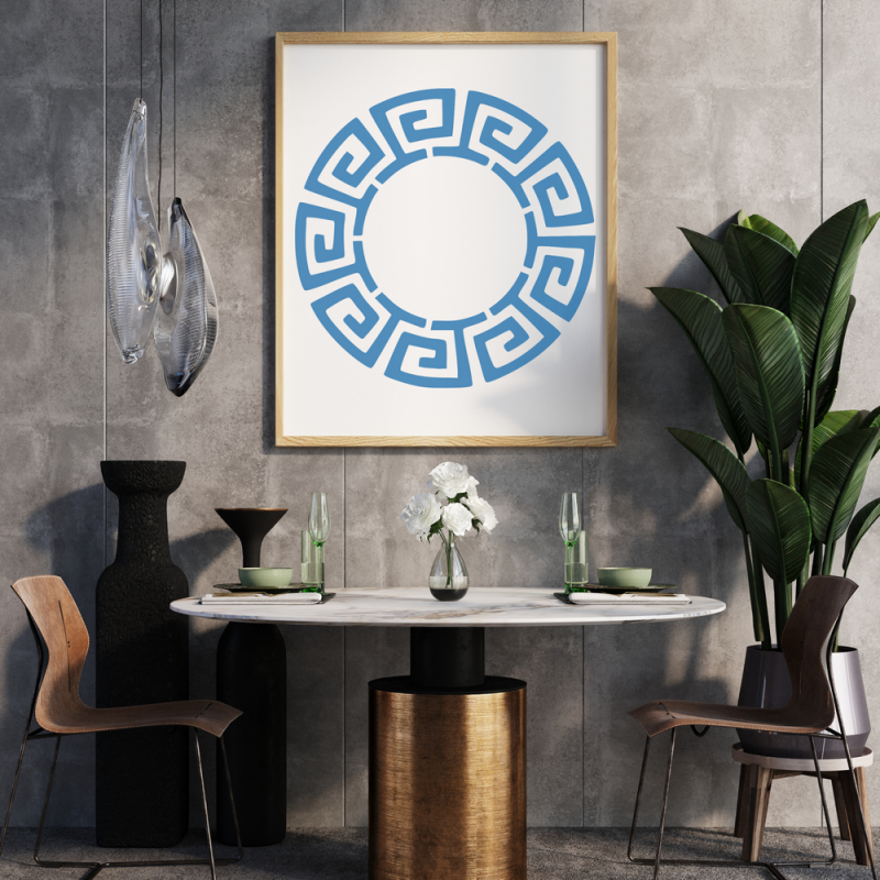 Versace Deseni Stencil Şablon Versace Deseni Stencil Şablon