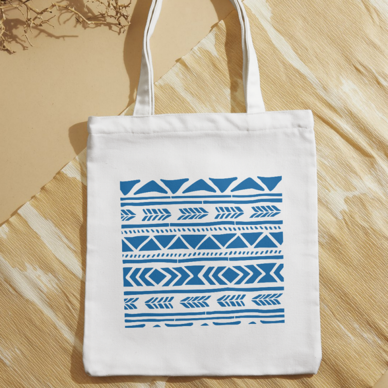 Bohem Deseni Stencil Şablon Bohem Deseni Stencil Şablon