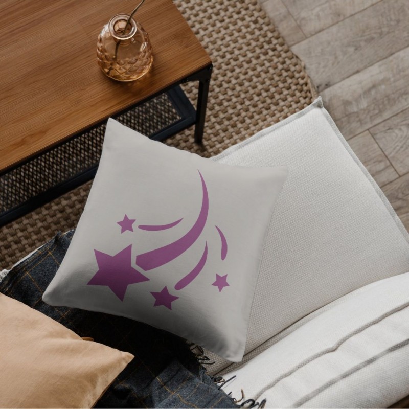 Kuyruklu Yıldız Deseni Stencil Şablon Kuyruklu Yıldız Deseni Stencil Şablon