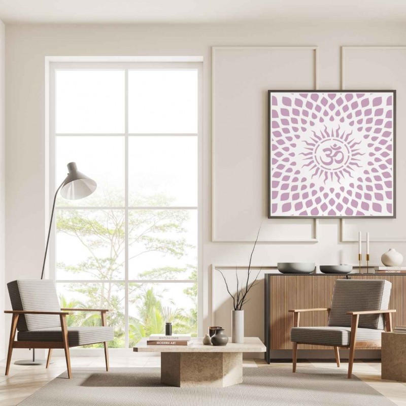 Hint Om Sembolü Stencil Şablon Hint Om Sembolü Stencil Şablon