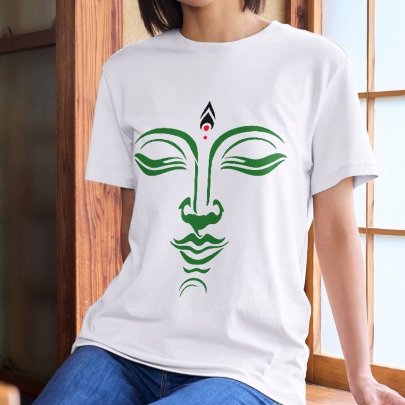 Buda Yüz Deseni Stencil Şablon Buda Yüz Deseni Stencil Şablon