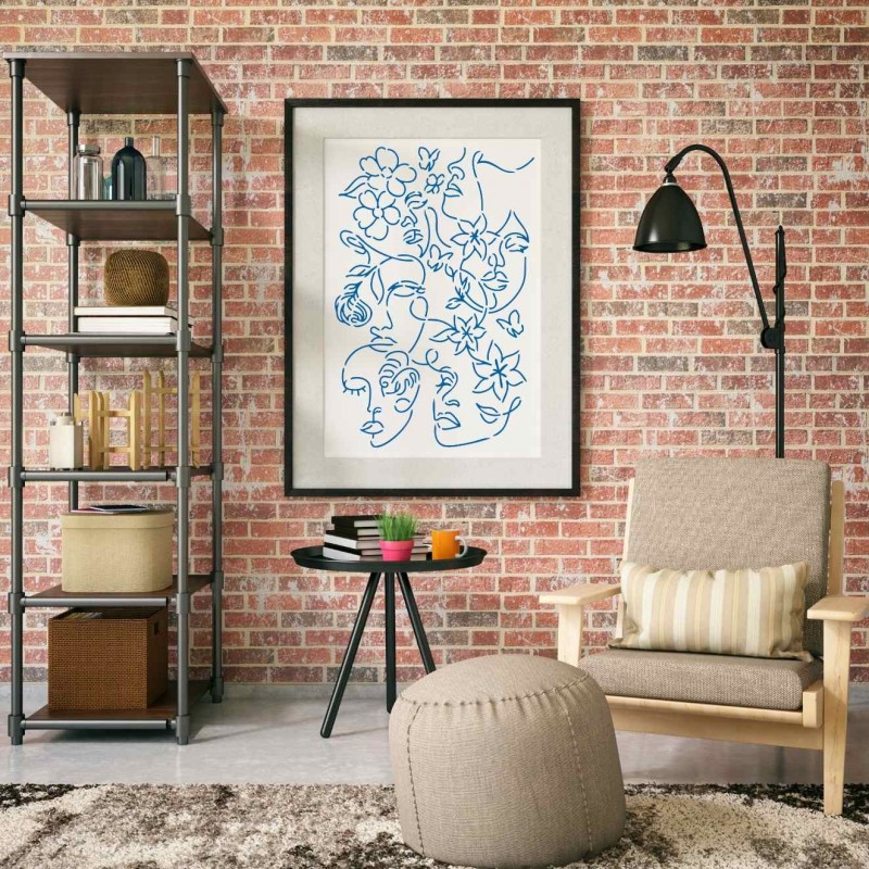 Çiçek Kadın Mask Stencil Şablon Çiçek Kadın Mask Stencil Şablon