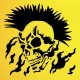 Rock Punk Deseni Stencil Şablon
