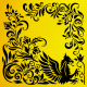 Damask Desen Stencil Şablon Damask Desen Stencil Şablon