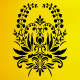 Damask Desen Stencil Şablon Damask Desen Stencil Şablon
