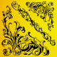 Damask Desen Stencil Şablon Damask Desen Stencil Şablon