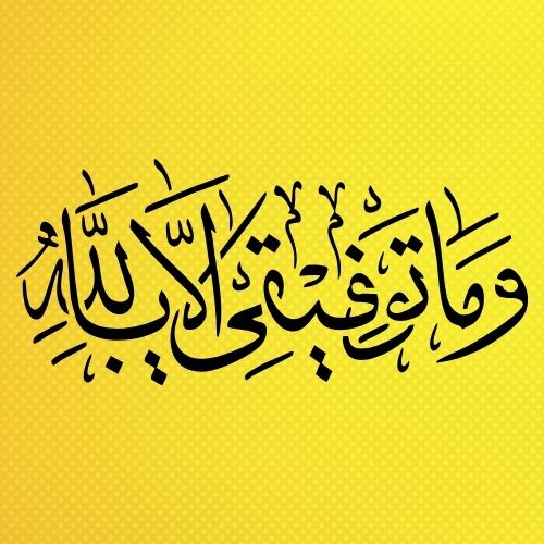 Hûd Suresi 88. Ayet Hat Sanatı Stencil Şablon