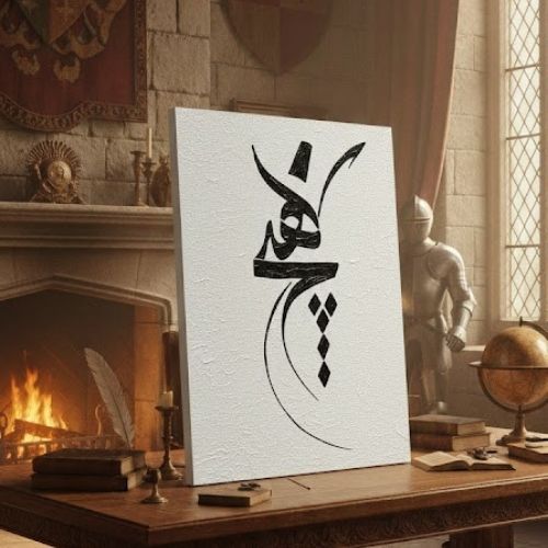 Arapça - Hiç Hat Sanatı Stencil Şablon