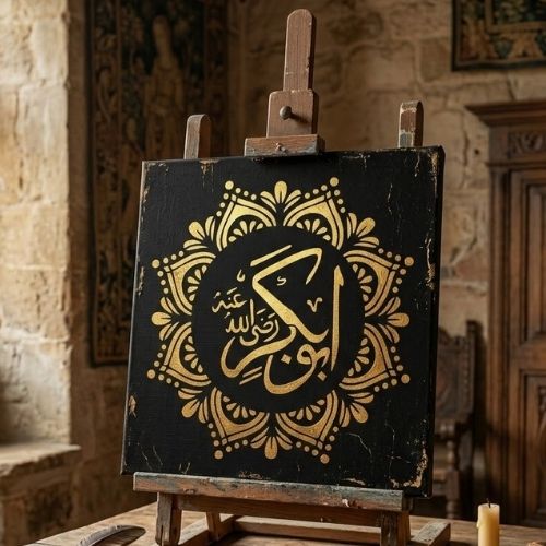 Hz Ebubekir Stencil - Cami Dekorasyon Şablonu