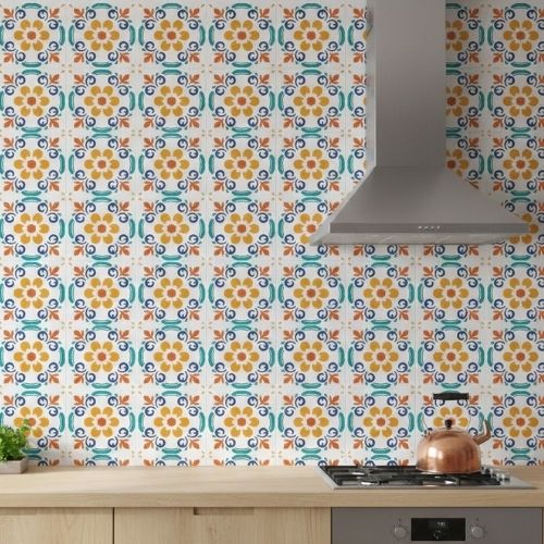 Fayans Deseni Stencil Şablon