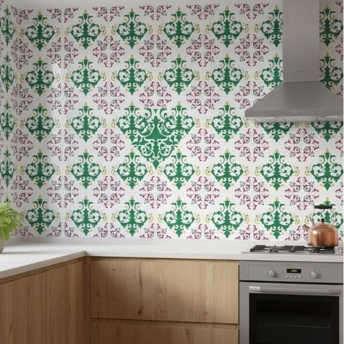 Fayans Deseni Stencil Şablon