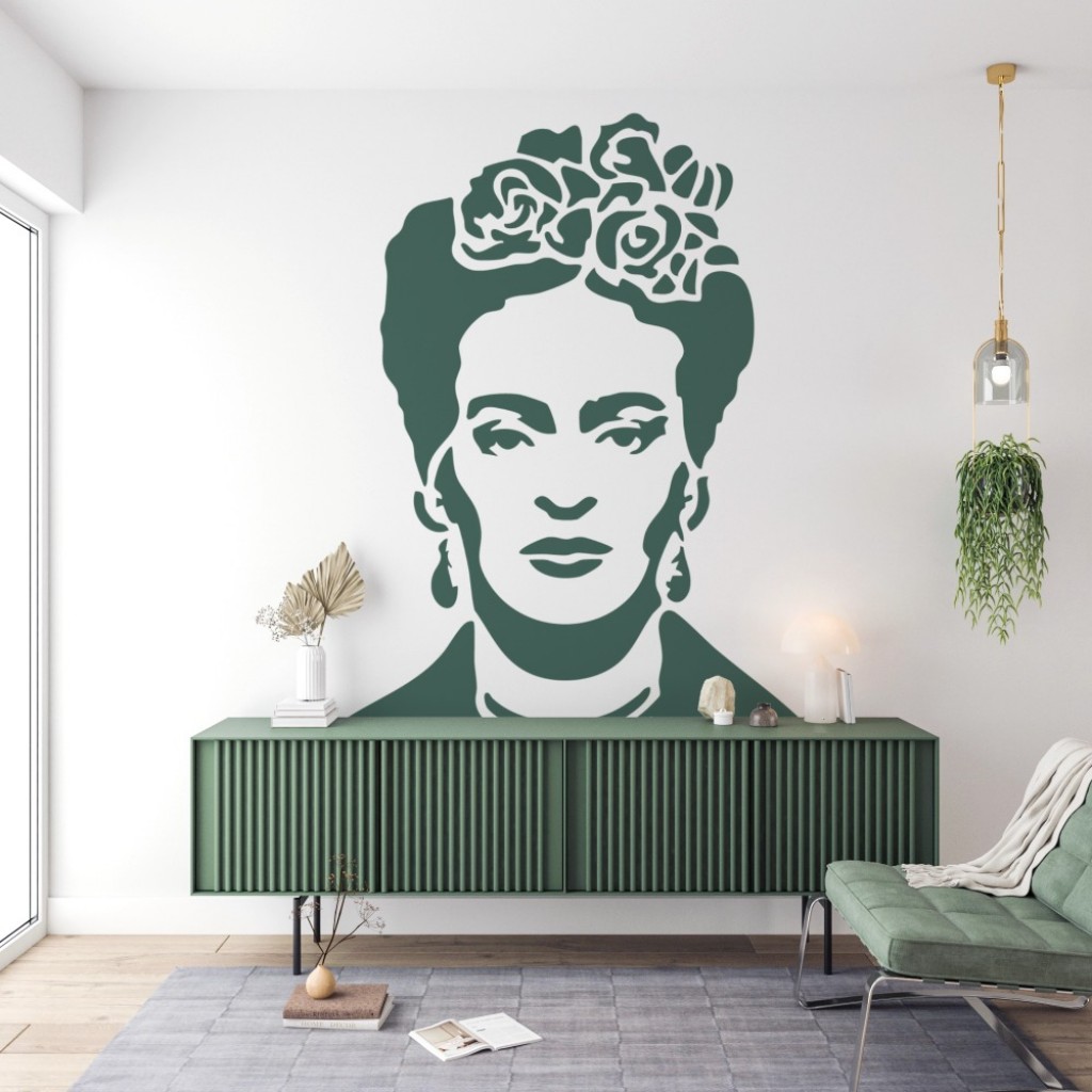 Frida Kahlo Stencil Şablon