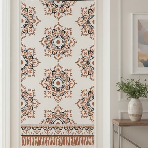 Halı ve Kilim Motifi Stencil Şablon