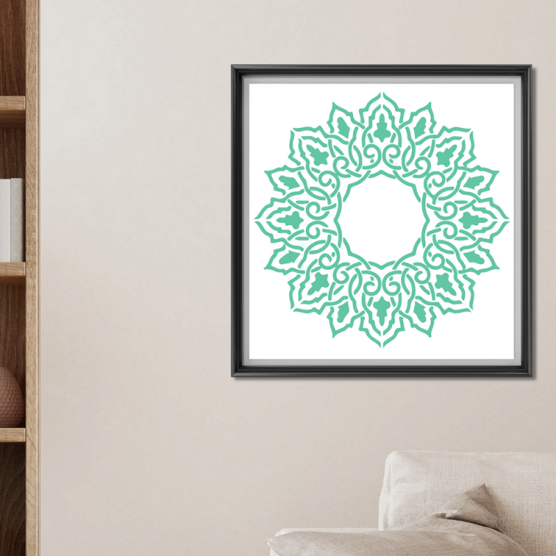 Mandala Stencil Boyama Deseni M00002 Mandala Stencil Boyama Deseni M00002