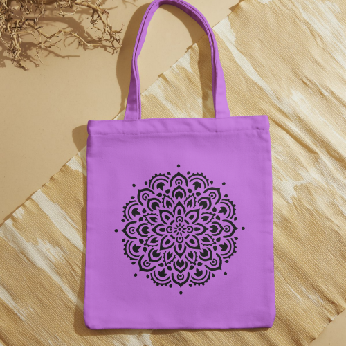 Mandala Stencil Ahşap Duvar Boyama Deseni