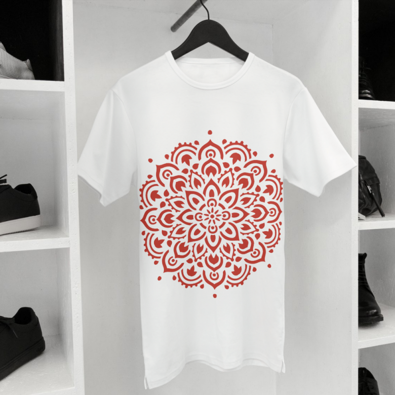 Mandala Stencil Ahşap Duvar Boyama Deseni Mandala Stencil Ahşap Duvar Boyama Deseni