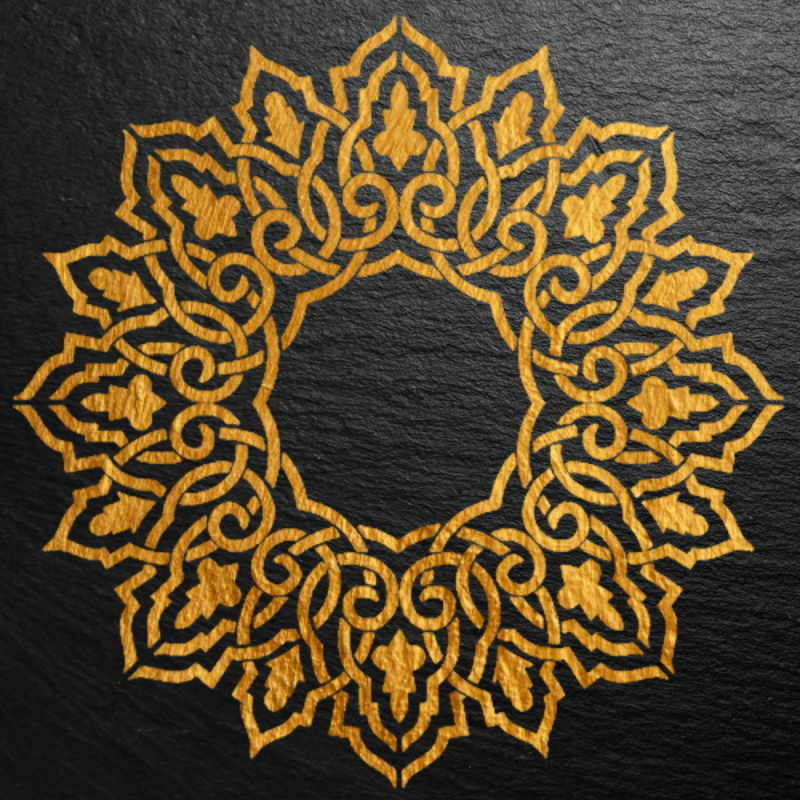 Mandala Stencil Boyama Deseni M00002 Mandala Stencil Boyama Deseni M00002