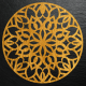Mandala Stencil Şablonu 30x30