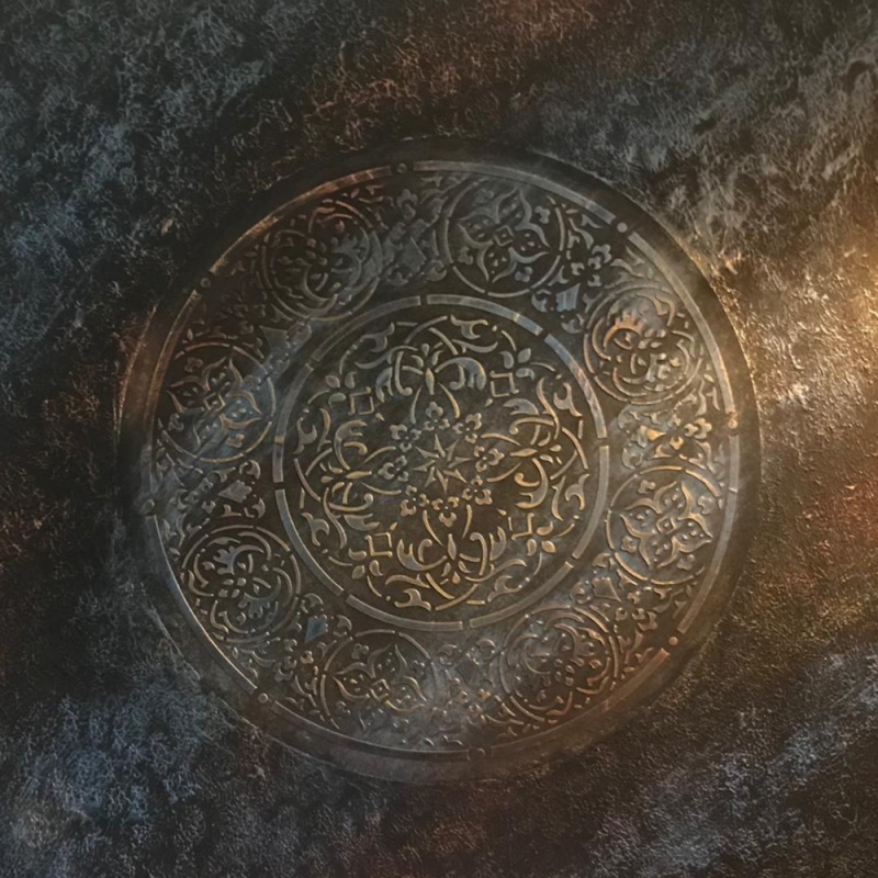 Mandala Deseni Stencil Şablon Mandala Deseni Stencil Şablon