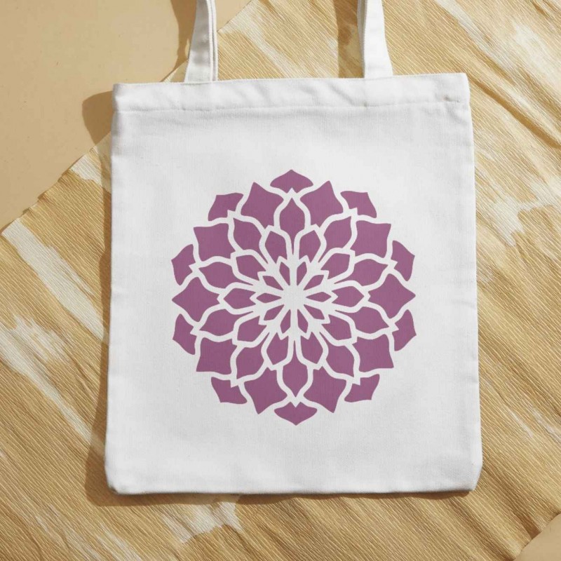Mandala Çiçek Deseni Stencil Şablon Mandala Çiçek Deseni Stencil Şablon