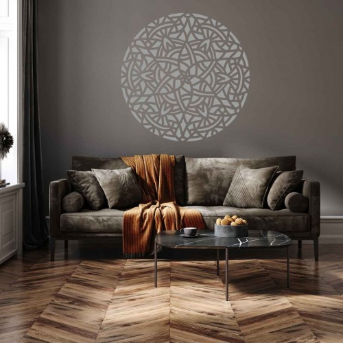 İslami Geometrik Mandala Deseni Stencil Şablon İslami Geometrik Mandala Deseni Stencil Şablon