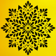 Mandala Deseni Stencil Şablon Mandala Deseni Stencil Şablon