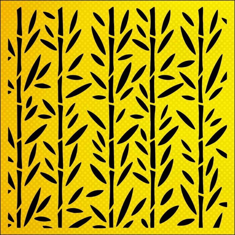 Bambu Kurabiye Kek Pasta Stencil Şablon Bambu Kurabiye Kek Pasta Stencil Şablon