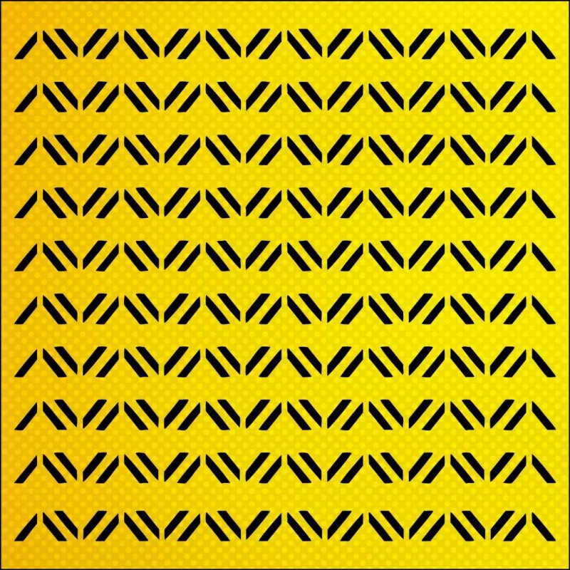 Kabile Çizgileri Stencil Şablon