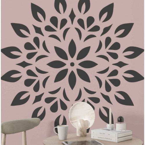 Mandala Boyama Stencil Şablonu M00001