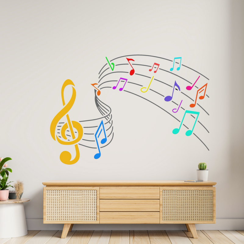 Müzik Nota Stencil Şablon Müzik Nota Stencil Şablon