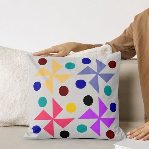 Boho Yel Değirmeni Stencil Şablon