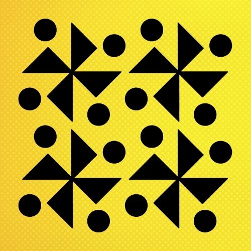 Boho Yel Değirmeni Stencil Şablon