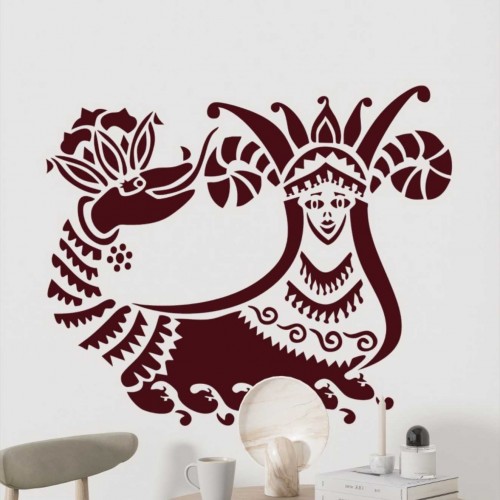 Şahmeran Stencil Şablon