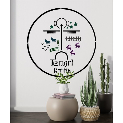 Göktürk Sembolleri Stencil Şablon Göktürk Sembolleri Stencil Şablon