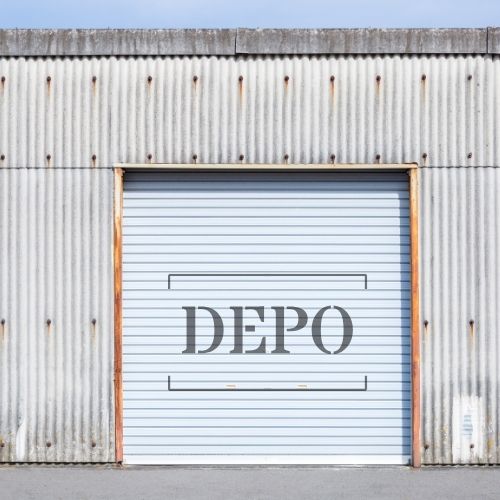 Depo Stencil Yazı Şablonu