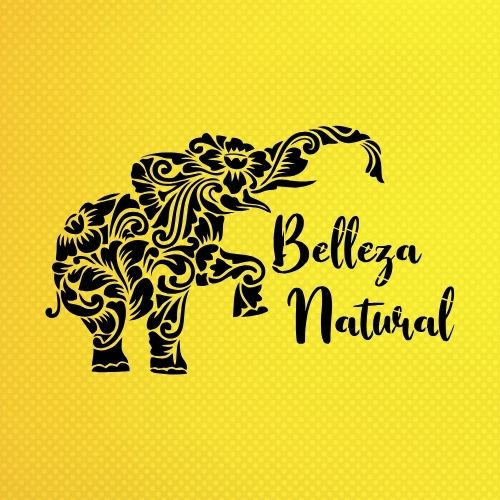 Belleza Natural Yazı Deseni Stencil Şablon