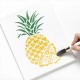 Ananas Stencil Şablon Ananas Stencil Şablon
