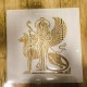 Antik Mısır İsis Stencil Şablon D00294 Antik Mısır İsis Stencil Şablon D00294