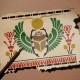 Antik Mısır Khepri Sembolü Stencil Şablon Antik Mısır Khepri Sembolü Stencil Şablon