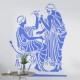 Antik Yunan Stencil Şablon T00146 Antik Yunan Stencil Şablon T00146