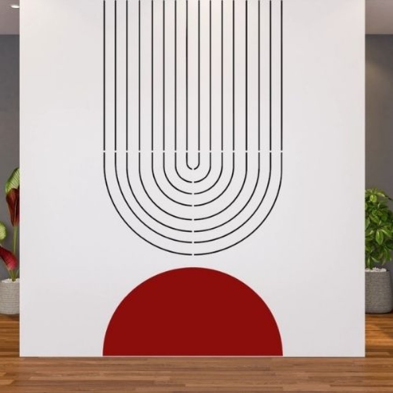 Bauhaus Desen Stencil Şablon