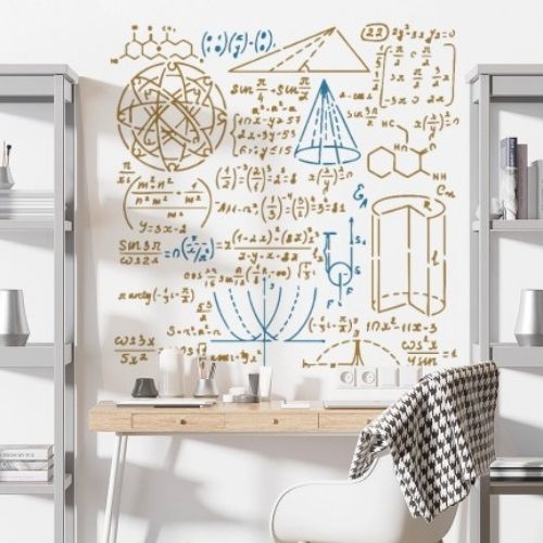 Matematiksel Formüller Stencil Şablon