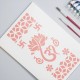 Hint Desenleri Stencil Şablon Hint Desenleri Stencil Şablon