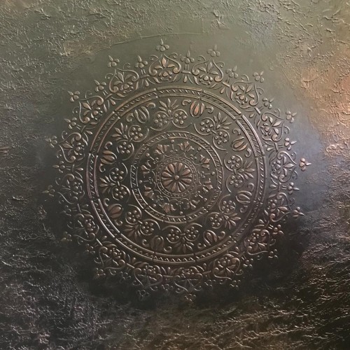 Mandala Desen Stencil Şablon