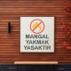 Mangal Yakmak Yasaktır Stencil Şablon Mangal Yakmak Yasaktır Stencil Şablon