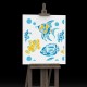 Mercan Balığı Stencil Şablon Mercan Balığı Stencil Şablon