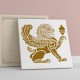 Pers Aslan Sembolü Stencil Şablon Pers Aslan Sembolü Stencil Şablon