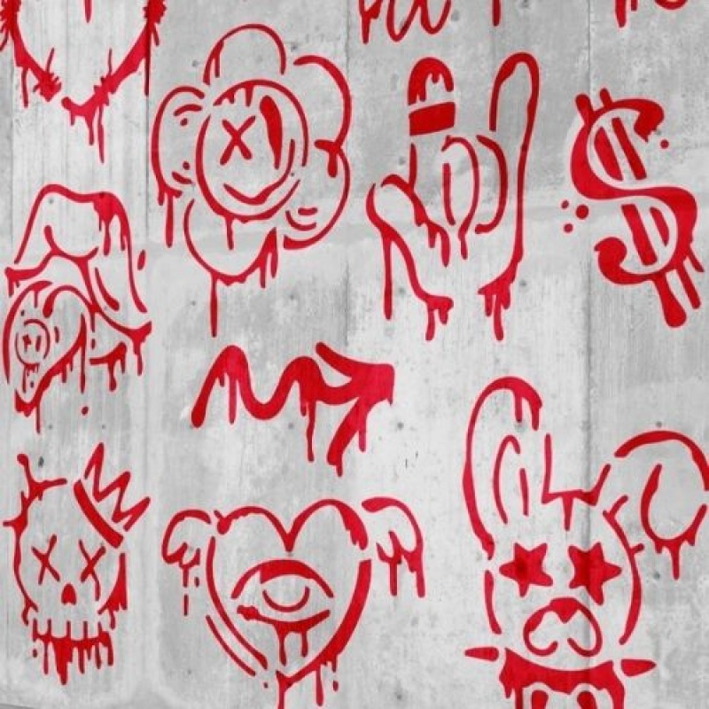 Sokak Graffiti Sanatı Stencil Şablon