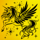 Unicorn Stencil Boyama Şablonu Unicorn Stencil Boyama Şablonu