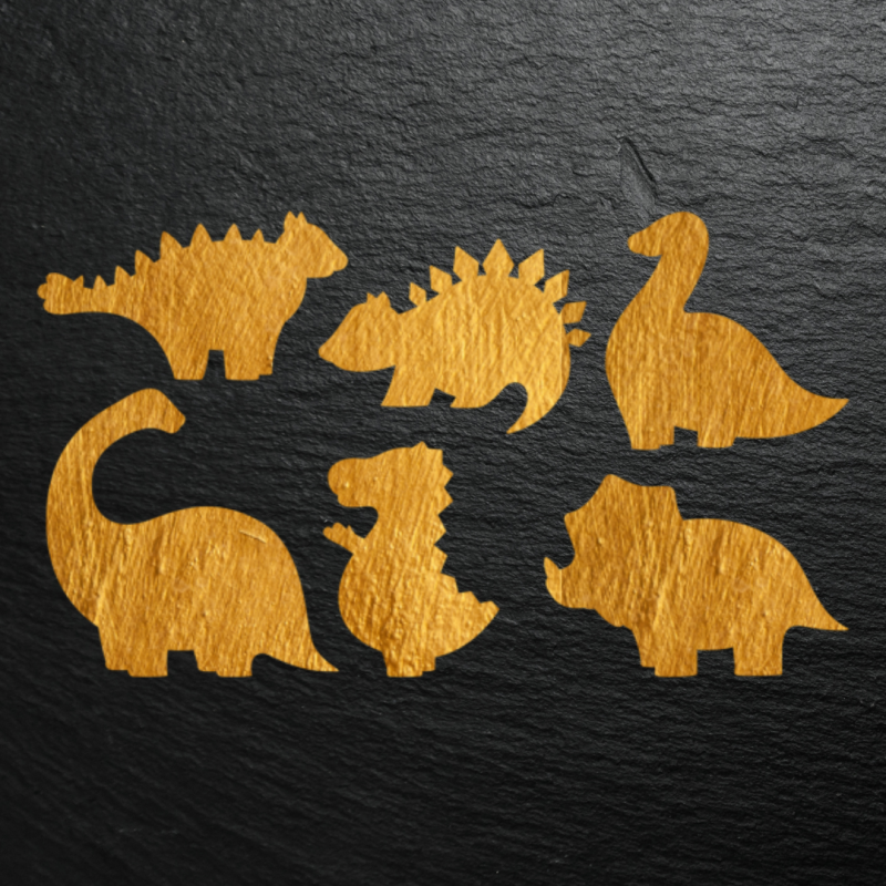 Dinozor Stencil Boyama Şablonu Dinozor Stencil Boyama Şablonu